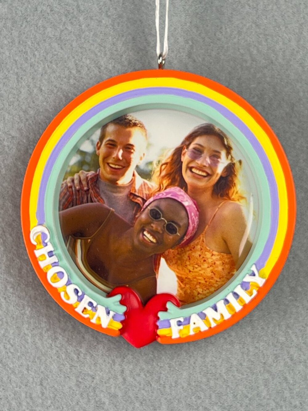 NEW Hallmark Chosen Family Photo Ornament Love Family Inclusion Decor Gift